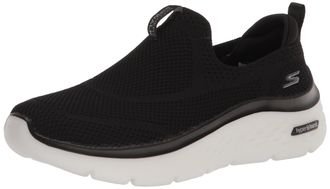 Skechers Go Walk Hyper Burst Womens Black Trainer - Size 3 UK - Black