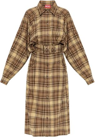 Diesel Mujer, Vestidos, Marr&oacute;n, Talla: XS