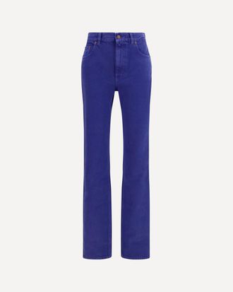 Chlo&eacute; Cotton denim Pants Female 28