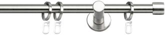 Indeko Gardinenstange »Consul 20« Ø 20 mm 1 läufig-läufig Wunschmasslänge Komplett-Set inkl. Ringen und Montagematerial