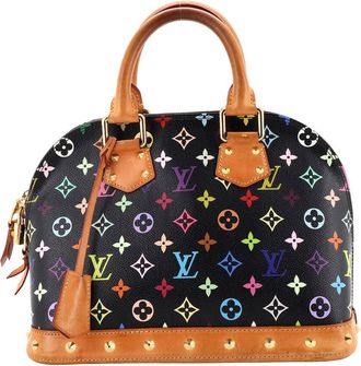 Louis Vuitton Alma Handbag Monogram Multicolor Pm (Authentic Pre-Loved)
