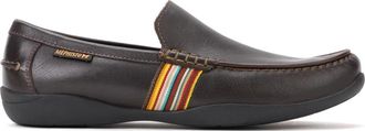 Mephisto Idris Leren Loafer - Donkerbruin - Heren - Loafers - Bruin - 40 1/2 EU - Leer - Schoenen