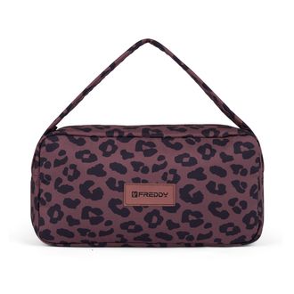 Freddy Borsa a spalla leopardata in poliestere con logo FREDDY