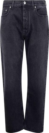 Off-white Klassieke 100% Katoenen Jeans