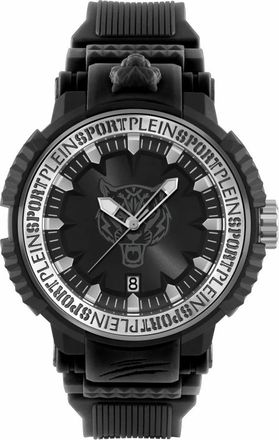 Plein Sport Analoog Quartz Horloge - Heren - Horloges - Zwart - ONE Size - Accessoires
