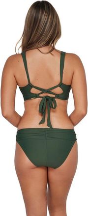 Sunsets Unforgettable Bikini Swim Bottoms in Island Green at Nordstrom, Size Medium