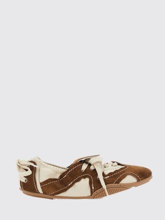Acne Studios Low-Top Sneakers in Smooth and Suede Calf Leather