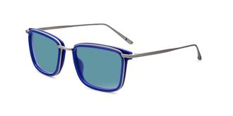 Etnia Barcelona Waterfront Sun Polarized SLBL Mens Sunglasses Blue Size 53