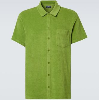 Vilebrequin Camicia bowling in misto cotone