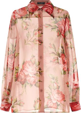 Dolce & Gabbana Multicolor Silk Womens Blouse