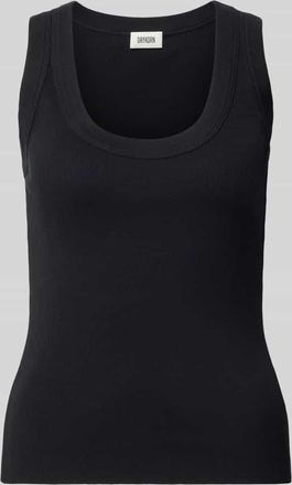 Drykorn Drykorn Tanktop in Ripp-Optik Modell TAVIRA in Black, Gr&ouml;&szlig;e XL