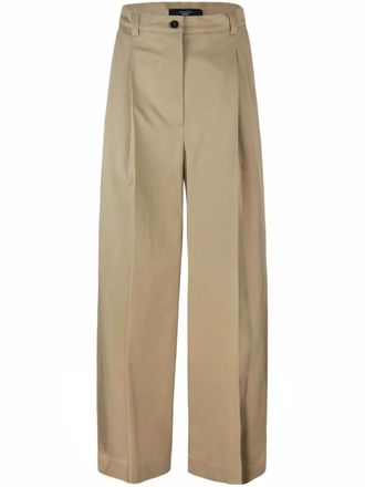 Max Mara pleat-detail wide-leg trousers - Neutrals