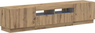 vidaXL Cabinet De Tv Led De 5 Piezas Roble Artisan Vidaxl
