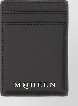 Alexander McQueen leather card holder