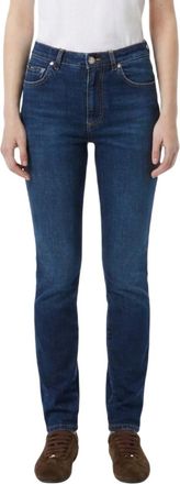 Dolce & Gabbana Blue Skinny Mid Rise Jeans