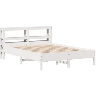 vidaXL Estructura De Cama Sin Colch&oacute;n Madera De Pino Blanca 150x200 Cm Vidaxl