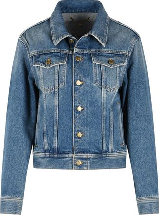 Golden Goose Giacca in cotone blu Golden Goose