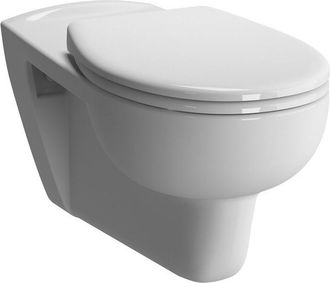 Vitra Inodoro De Pared Conforma Con Descarga Plana, Con Borde Cerrado, Blanco