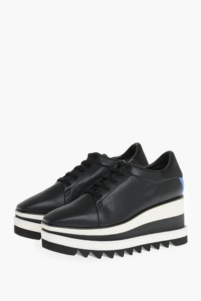 Stella McCartney Sneakers ELYSE in Pelle Vegan con Zeppa Bicolore 8cm Stella McCartney