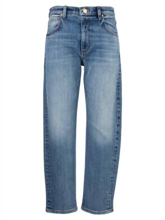 Kut from the Kloth Womens Kit High Rise Baggy In Med Blue