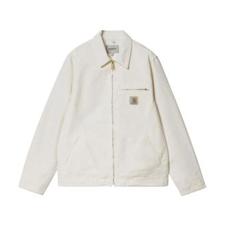 Carhartt Work in Progress Carhartt Wip, Light Jackets, male, White, Size: XL Detroit Jacket
