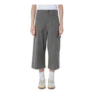 Rier Cargo Culottes - Dames - Broeken - Grijs - Maat: S Katoen
