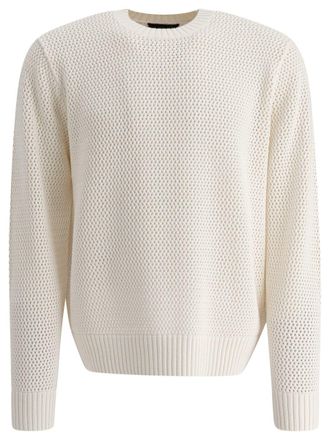 Vince Perforated Crew Neck Sweater