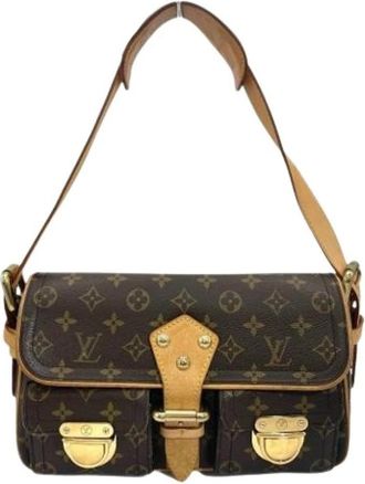 Louis Vuitton Pre-owned Hudson PM Schoudertas - Dames - Vintage Schoudertas - Bruin - ONE Size - Vintage
