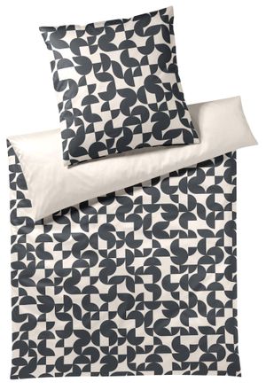 Schubiger M&ouml;bel Bettw&auml;sche Studio Graphic Anthrazit