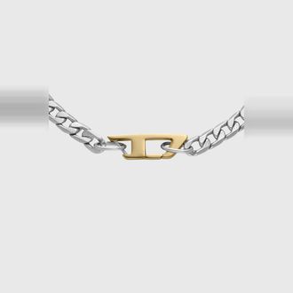 Diesel Stainless steel chain necklace - Necklaces - Unisex - Silver