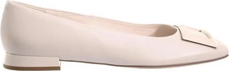 H&ouml;gl Coco Ballet Flats - Dames - Ballerinas - Beige - 37 EU - Leer - Schoenen
