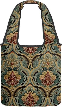 Generic 871170_3 Reversible Canvas Shoulder Tote - Double-Sided Print, 12oz Cotton, 27cm Drop, Fold-Flat Bag for Travel, Shopping, Street Outings