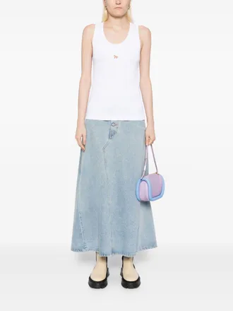 Maison Kitsun&eacute; Baby Fox Tank Top - White