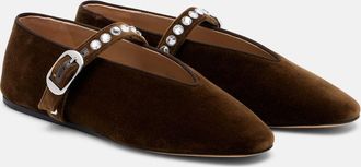 Le Monde Beryl Le Monde B&eacute;ryl Stella velvet ballet flats