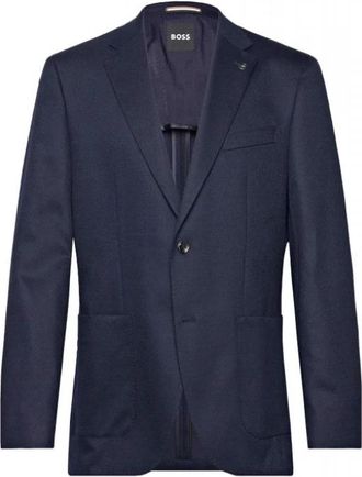 HUGO BOSS Blazer - Heren - Blazers - Blauw - 3XL - Jassen