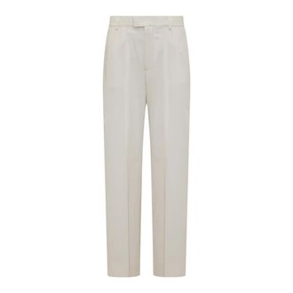 ARMARIUM Hoge Taille Rechte Pijp Broek - Dames - Straight fit broeken - Grijs - M - Broeken