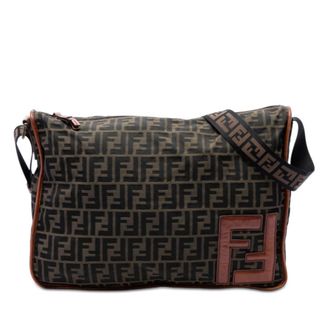 Fendi Pre-owned Fendi Zucca Canvas Crossbody Unisex 4NV0FS71S9T0R9BY