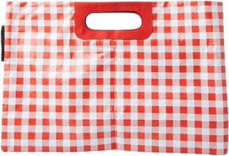 Prototypes Check Bottle Handtas - unisex - Handtassen - Rood - ONE Size - Leer - Tassen