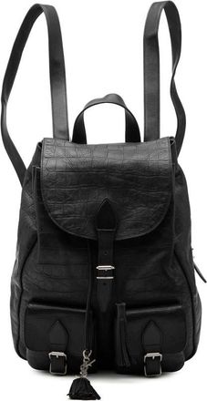Saint Laurent Pre-owned Saint Laurent Croc Embossed Leather Festival Backpack Ladies S645R26OS3WZL7Q4