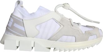 Dolce & Gabbana White Mesh Sorrento Trekking Sneakers Womens Shoes