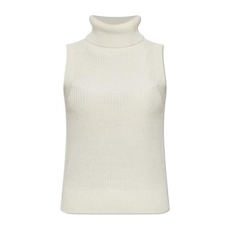 Michael Kors Dames, Truien, Beige, Maat: XS Katoen