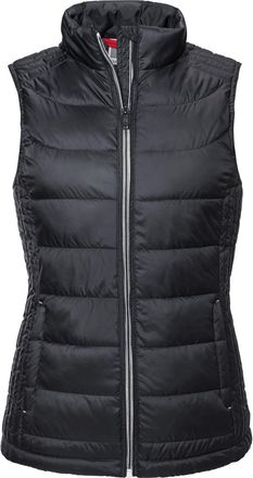 Russell Athletic Russell Dames/dames Nano Body Warmer (Zwart)