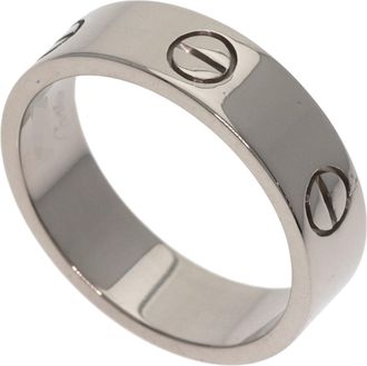 Cartier White Gold White Gold (18K) Band Ring (Pre-Owned)