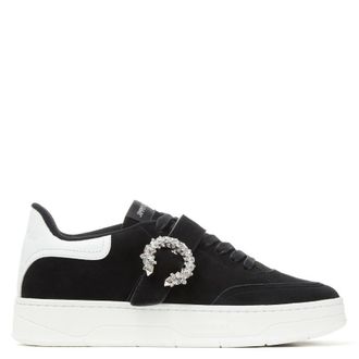 Jimmy Choo London Osaka Crystal Buckle Low-Top Sneakers