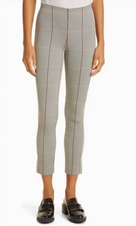 Rag & Bone Simone Plaid Pant In Grey