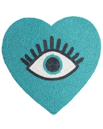 Tiramisu Mystical Protection Beaded Heart Placemat