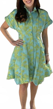 Finley James Bubble Dress In Lime