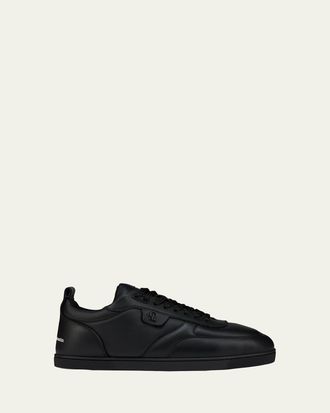 Christian Louboutin Mens Sk Vi Flat Calf Leather Low-Top Sneakers