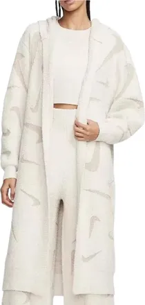 Nike (WMNS) Nike Sportswear Phoenix Cozy Boucle Long Knit Cardigan White FD4282-105