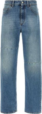 Maison Margiela Gedeconstrueerde Jeans - Heren - Regular Fit Jeans - Blauw - W30 - Katoen - Jeans